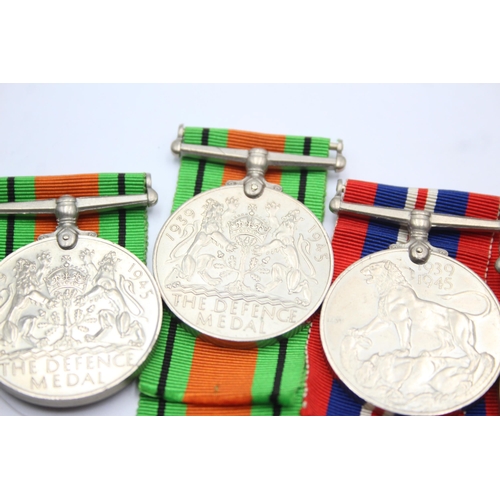 1383 - Six WWII War and Defence medals