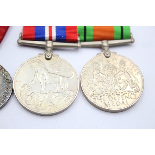 1389 - Three medals, one WWII War, one WWII Defence and one 1953 Elizabeth II Coronation