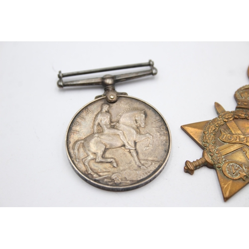 1390 - Two WWI medals, one 1914-15 Star presented to S.4718 J. O'Hara Sto. R.N.R and one War presented to M... 