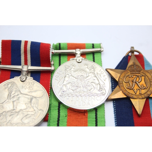 1395 - Four WWII medals to include Voluntary Medical Service medal presented to Mrs. Anne Forster etc.