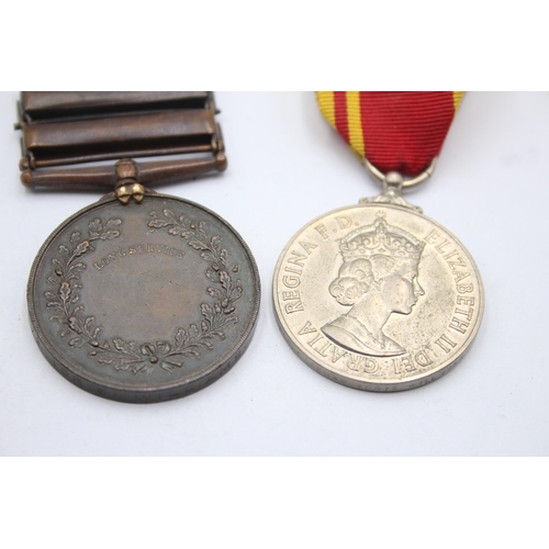 1398 - Two boxed Elizabeth II medals presented to Idris Williams, one National Fire Brigades Association br... 