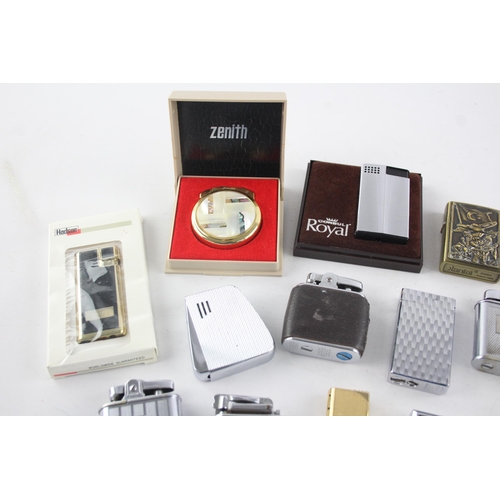 1410 - Eighteen cigarette lighters to include Ronson, Mosda, Colibri etc.