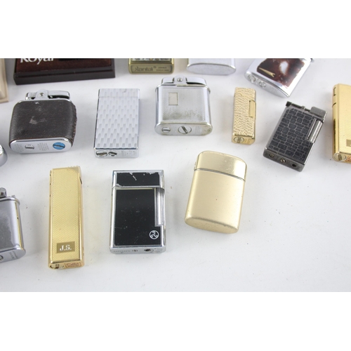 1410 - Eighteen cigarette lighters to include Ronson, Mosda, Colibri etc.