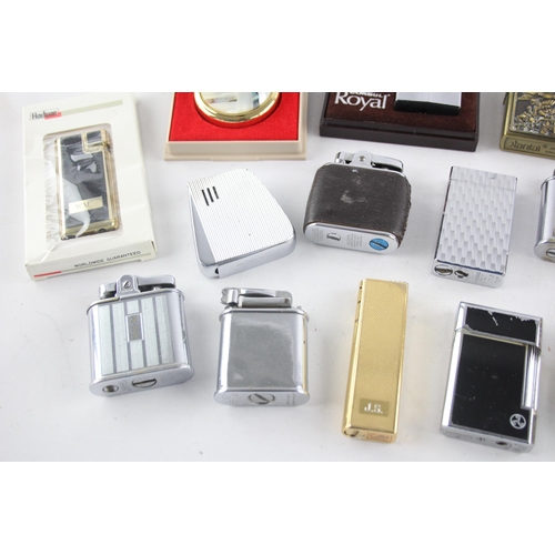 1410 - Eighteen cigarette lighters to include Ronson, Mosda, Colibri etc.