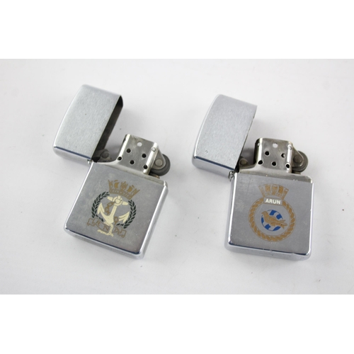 1416 - Two Zippo cigarette lighters