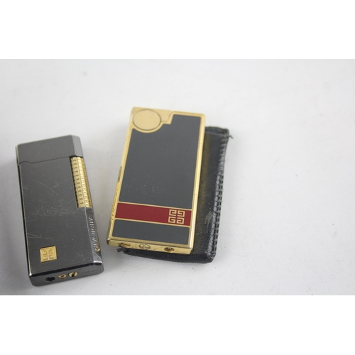 1423 - Three vintage Givenchy cigarette lighters