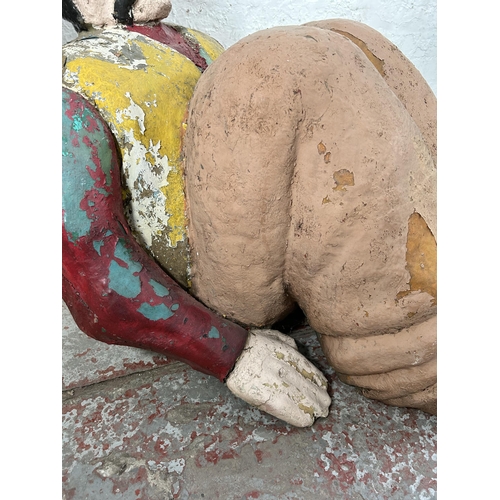 1 - A painted fibreglass Mexican fairground figure believed to be from Southport pleasure beach - approx... 