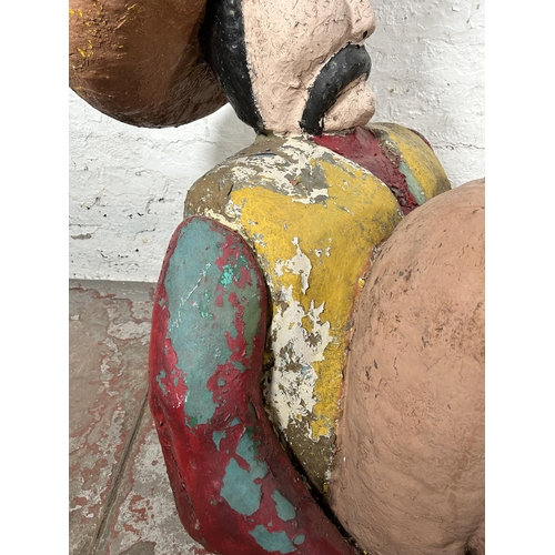 1 - A painted fibreglass Mexican fairground figure believed to be from Southport pleasure beach - approx... 