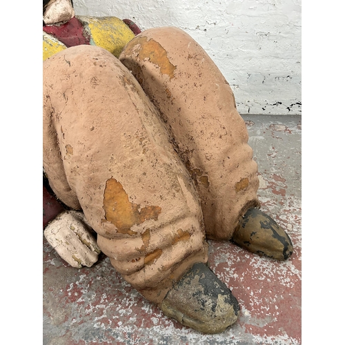 1 - A painted fibreglass Mexican fairground figure believed to be from Southport pleasure beach - approx... 