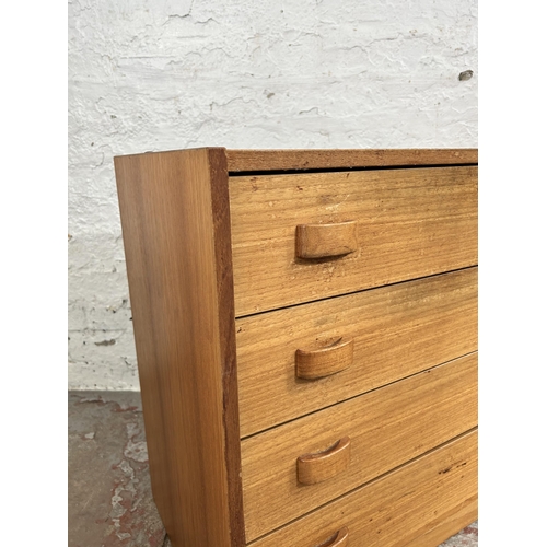 23 - A 1960s Danish Domino Møbler teak chest of four drawers