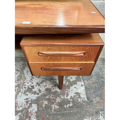 30 - A G Plan Fresco teak dressing table with four drawers and upper mirror - approx. 122cm high (includi... 