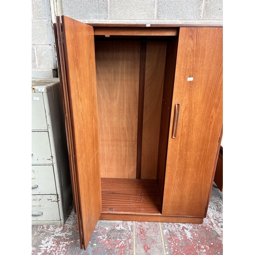 31 - A G Plan Fresco teak triple wardrobe with fitted interior