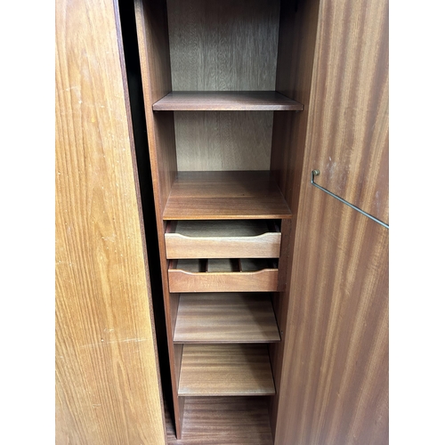 31 - A G Plan Fresco teak triple wardrobe with fitted interior