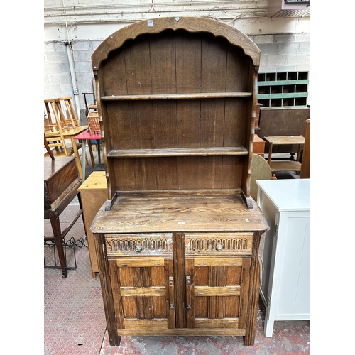 73 - An oak Dutch dresser