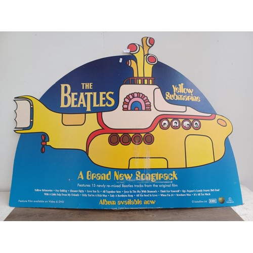 842A - A 1999 cardboard point-of-sale advert for The Beatles Yellow Submarine Songtrack