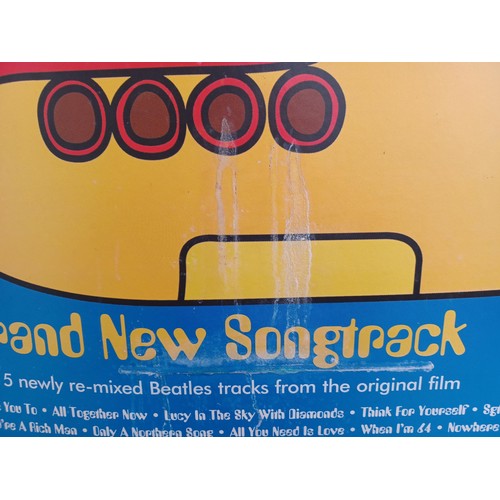 842A - A 1999 cardboard point-of-sale advert for The Beatles Yellow Submarine Songtrack