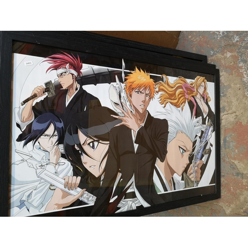 971B - A collection of pictures and mirrors to include Anime, life size cut out of The Queen and Prince Phi... 