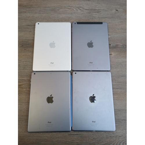 910 - Four Apple iPad tablets, three A1474 and one A1475