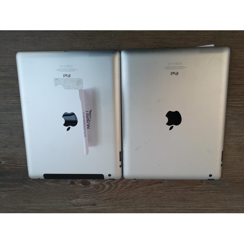 913 - Two Apple iPad tablets, one A1458 and one A1460