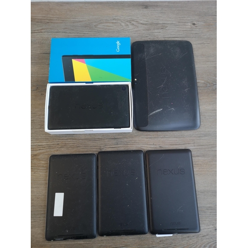 917 - Five Nexus tablets, four Asus and one Samsung