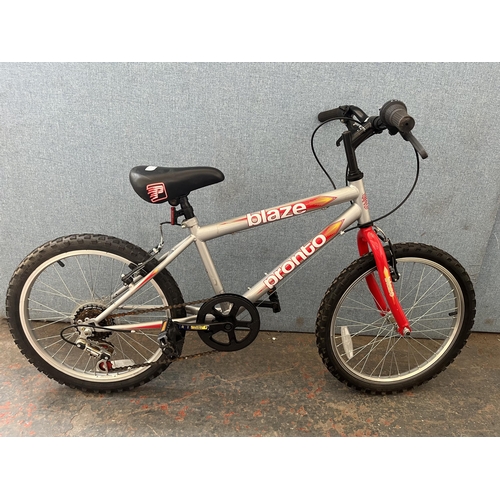 713 - Two items, one Razor Power Core E90 electric scooter and one Cronto Blaze child's mountain bike