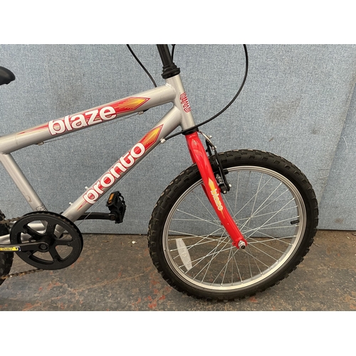 713 - Two items, one Razor Power Core E90 electric scooter and one Cronto Blaze child's mountain bike