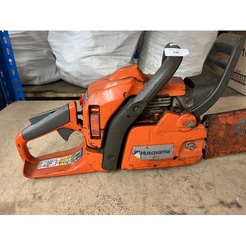 730 - A Husqvarna 435 petrol chainsaw