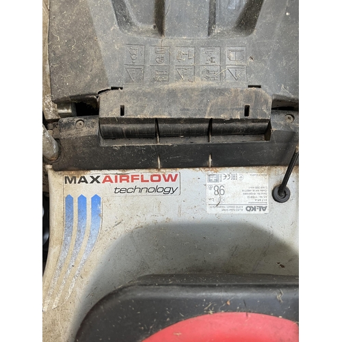 776 - An Al-Ko Pro 140QSS petrol lawn mower with grass collector