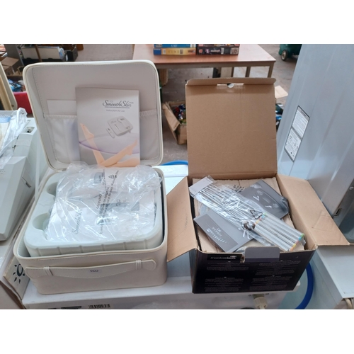 937 - Two items, one cased Boots Smooth Skin Plus pulsed light permanent hair reduction machine and one bo... 