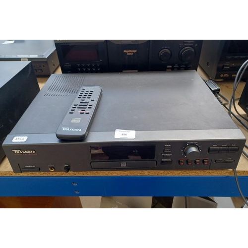 856 - A Traxdata Traxaudio 900UK CD recorder with remote control