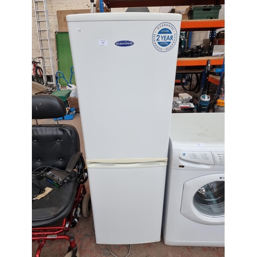 879 - An Iceking upright fridge freezer - approx. 146cm high