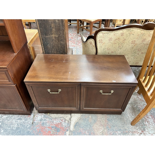 206 - A G Plan mahogany dresser and two door cabinet