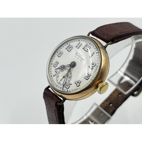 2353 - A WWI Waltham mechanical 32mm officer's trench wristwatch - ref. 20510023