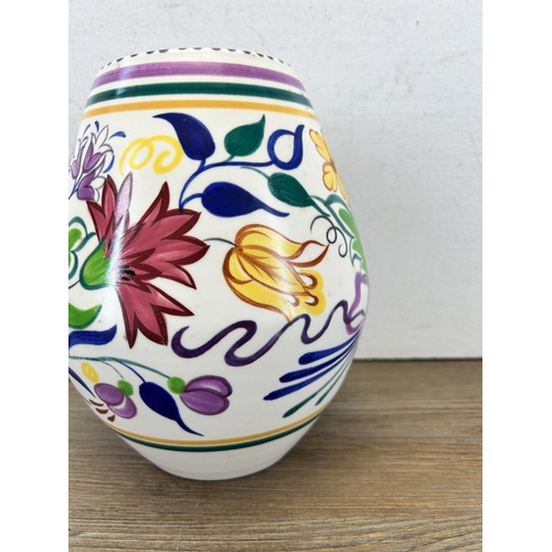 312 - A Poole Pottery BN pattern vase - approx. 21cm high