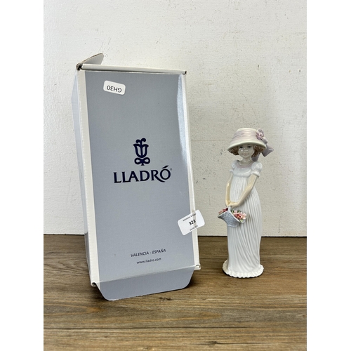 323 - A boxed Lladro 'Little Lady' figurine - model no. 8022