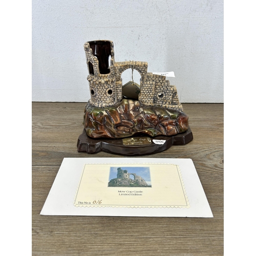 329 - A Cat-N-Kin ceramic model of Mow Cop Castle designed by Ted Chawner - approx. 18cm high