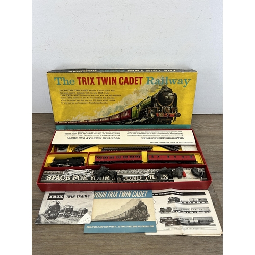 526A - A boxed mid 20th century Trix twin cadet electric railway set