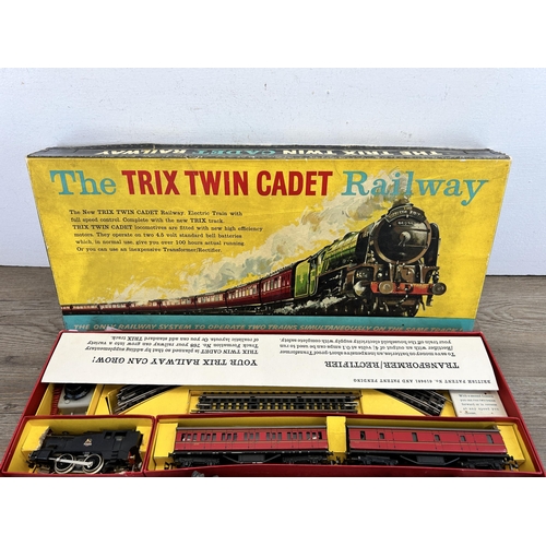 526A - A boxed mid 20th century Trix twin cadet electric railway set