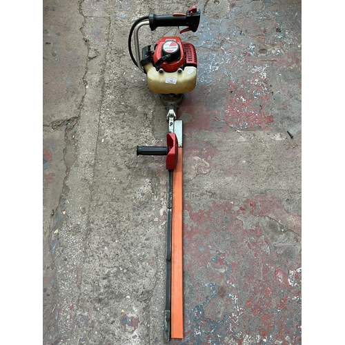 A Zenoah HT2300 petrol hedge cutter