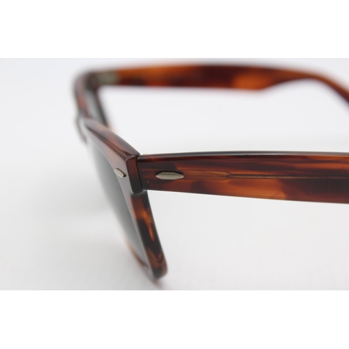 559 - A pair of vintage Bausch & Lomb Ray-Ban Wayfarer brown tortoiseshell sunglasses