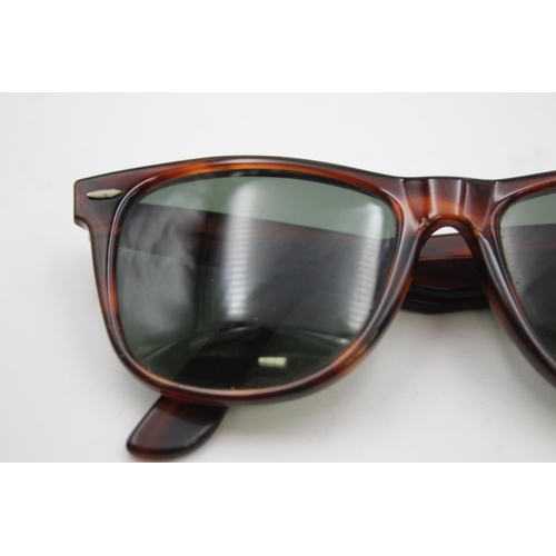 562 - A pair of vintage Bausch & Lomb Ray-Ban Wayfarer II tortoiseshell effect sunglasses