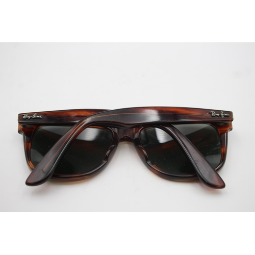 562 - A pair of vintage Bausch & Lomb Ray-Ban Wayfarer II tortoiseshell effect sunglasses