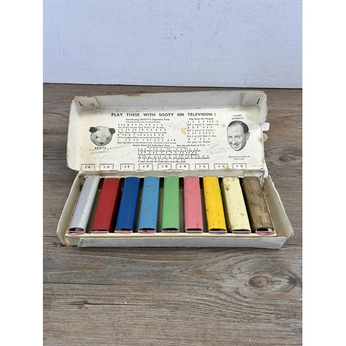 538 - A boxed mid 20th century Sooty Super Xylophone