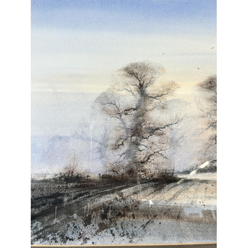 265 - A framed Gordon Dale watercolour - approx. 45cm high x 55cm wide