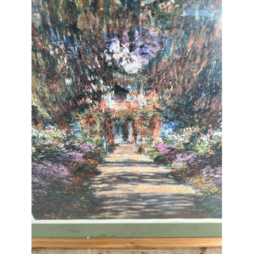 273 - Two framed Claude Monet prints