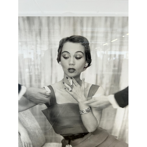 274 - A framed Vogue print - approx. 95cm high x 64cm wide