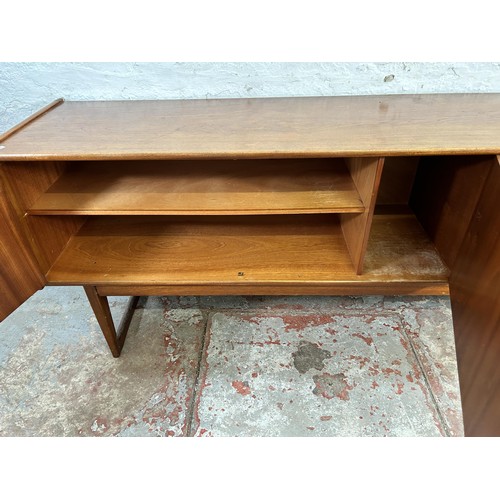 139 - An A. Younger Ltd. teak sideboard with three drawers and two cupboard doors