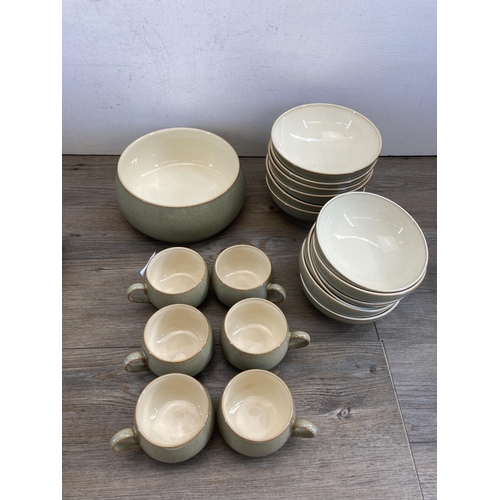 376 - A collection of Denby stoneware dinnerware to include six teacups, six saucers etc.