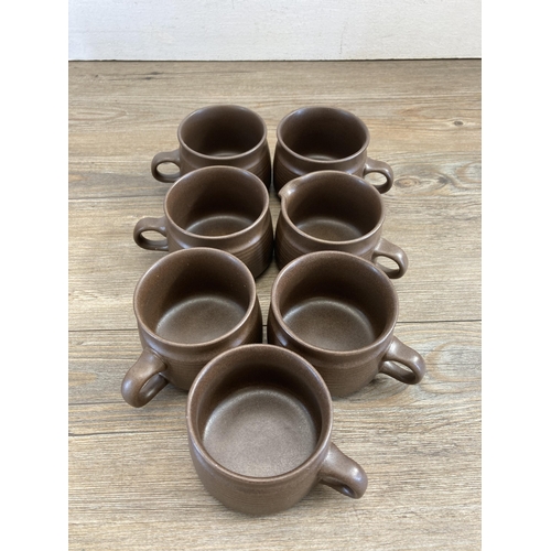 377 - A Denby Langley Mayflower fifteen piece coffee set