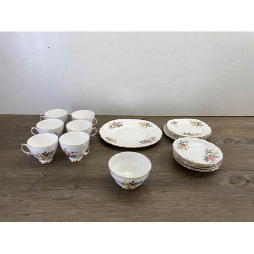 399 - Two tea sets, one Stanley China eighteen piece and one Crown Regent twenty piece